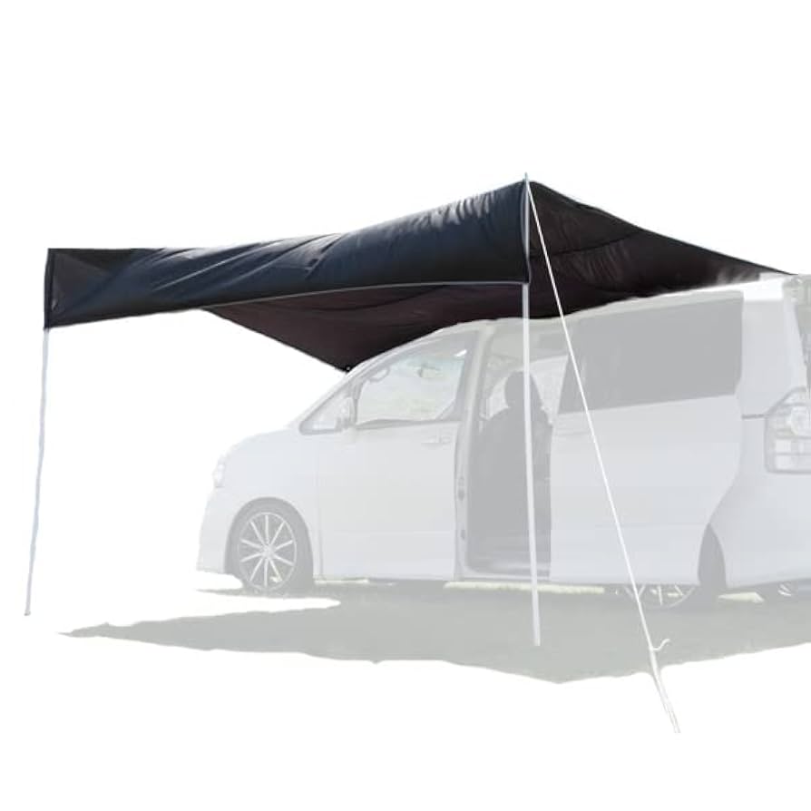 車タープ！　とりあえず専用！！ Amazon | Geer Top カーサイドタープ 車 タープテント 車用 天幕