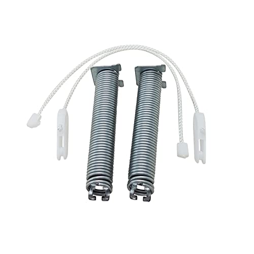 LICHTBLAU Türscharnierfedern Spülmaschine mit Seilzügen 315mm Geschirrspüler Ersatzteile für Bosch Siemens Constructa Viva Türfeder Set 00754869 754869 Schwarz