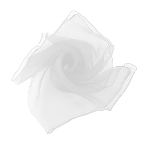 Healeved Square Silk Dance Scarves for Juggling Props for Movement Performance Soft Lightweight Washable Accessory