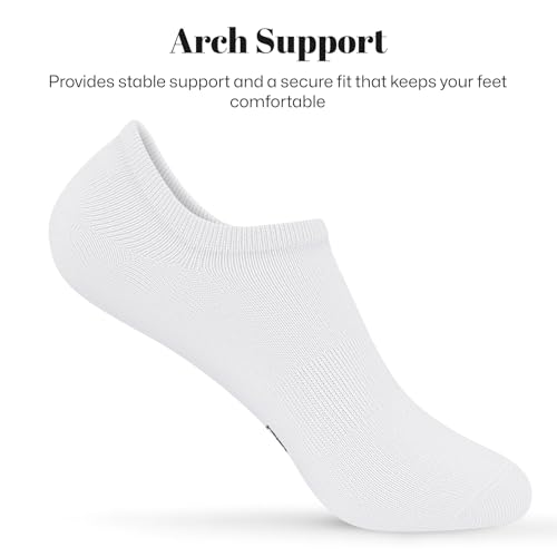 Image of wernies No Show Socks Women Low Cut Ankle Socks Non Slip 4 /8 Pairs
