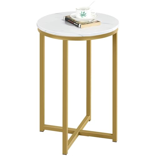 Yaheetech Mesita de noche en forma de X, moderna unidad de almacenamiento, mesitas de noche de madera, cajoneras, gabinete de almacenamiento y estantes para dormitorio, color blanco 40 x 30 x 55 H
