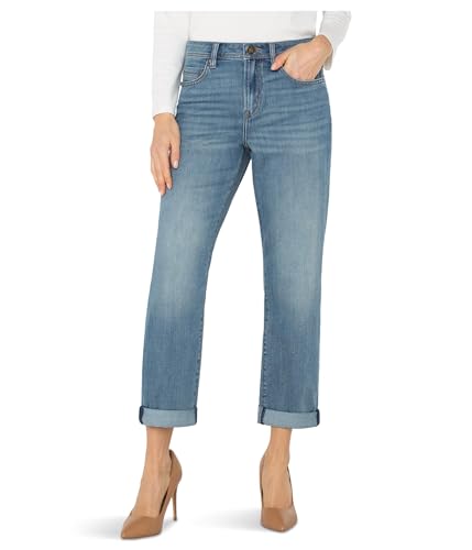 Liverpool Women's Keeper Mid-Rise Boyfriend Rolled Jean 29in/ 26in Inseam