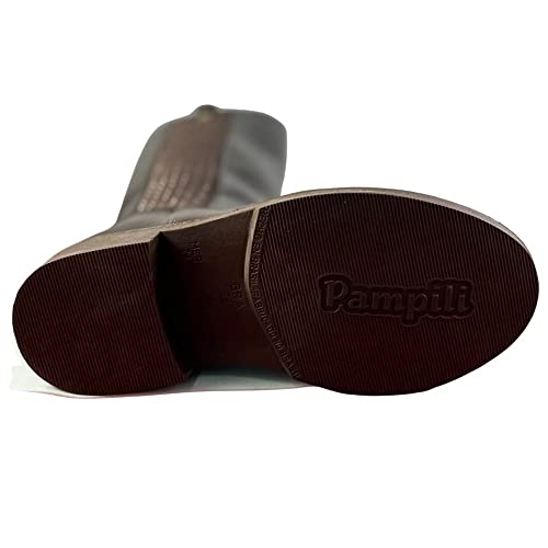 Bota Cano Alto Infantil Menina Safira Pampili 279 - Café - 32