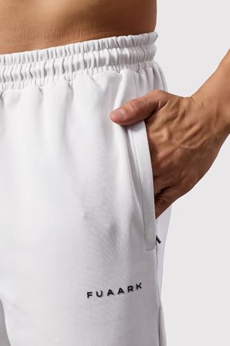 Image of FUAARK Mens Eclipse Straight Tracks Oversized Cotton Gym & Streetwear Pants