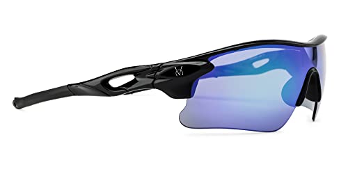Image of Velocity Optics - S /VC2239 /C8R UV Protected Polycarbonate Lens Sports Sunglasses for Men Driving Cricket Fishing Cycling Sunglasses