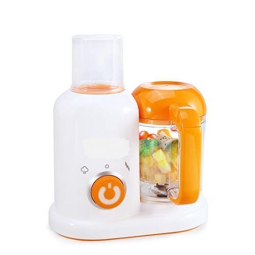 NETXE Portable Baby Pure Food Processor Steamer Blender; All in One Unit; True Time-Saving; Mini Maker Kit Machine Manual (White)
