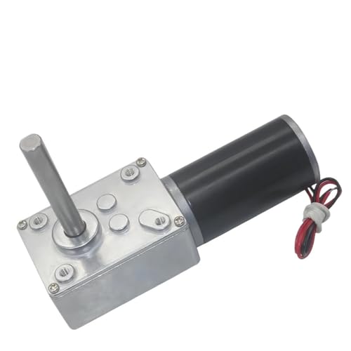 Moteur Turbo à engrenages 24V DC 80 RPM avec arbre en D de 51mm pour couple puissant 70kg.cm