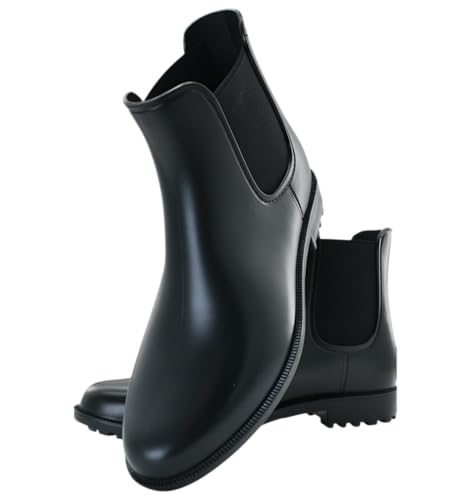 PFIFF Jodhpurstiefelette (PVC Reitstiefelette) Damen, Schwarz 38
