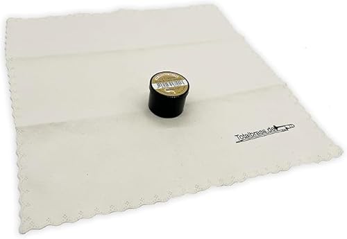 La Tromba Zugfett/Korkfett - The Original Recipe - Ideal für Blasinstrumente - Dose à 15g + Poliertuch aus Mikrofaser