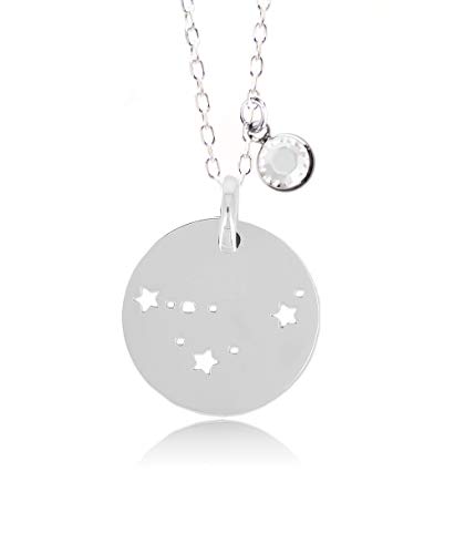 Bijoux signe astrologique Capricorne collier médaille argent femme pendentif