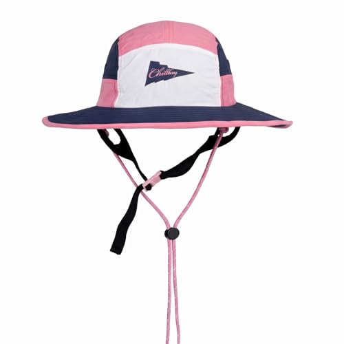 Image of Color-Blocked Fisherman Style Sun Hat for Outdoor Camping, Surfing & Vacations - Wide Brim, UV Protective, Anti-Slip