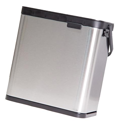 Stainless Steel Compost Bin with Lid Stylish & Practical Kitchen Trash Can for Easy nization & Waste Management Multipurpose Kitchen Storage Solution
