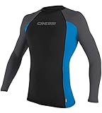Cressi Man Long Sleeve Rash Guard 2018 - Black/Blue [M]