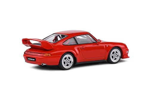 Modelo escala 1:43 Porsche 993 RS Clubsport rojo miniatura 3