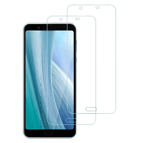 【2枚セット】 AQUOS Sense3 plus ガラスフィルム アクオスセンス3 プラス SHV46 SH-RM11 強化ガラス 液晶保護フィルム 【指紋防止/干渉しない/貼り付け簡単/硬度9H】