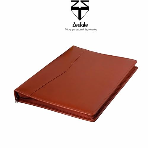 Zestale Leatherette Document Folder Foolscap Size 4 Ring - Image 6