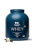 Kinetica Sports Whey Protein Powder - Vanilla, 2.27 Kg, 76 Servings | 23g Protein, 5.5g BCAA Amino Acid & 4.32g Glutamine | Recovery Shake for Optimum Nutrition | WADA & Informed Sport Approved