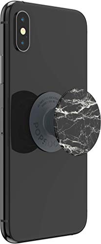 PopSockets-PopGrip-Basic-Expanding-Stand-and-Grip-for-Smartphones-and-Tablets-Top-Not-Swappable-Mod-Marble-Black
