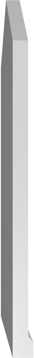 GVSPE16X3603SN-09 Peaked Top Brickmould Sill Frame, Primed Tan Signature Series Surface Mount Gable Vents, 16-in. W x 36-in. H, Unfinished