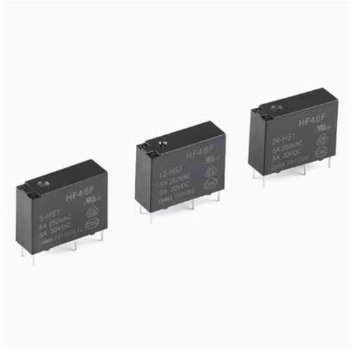 Relais de puissance HF46F 5 pièces commutateur électromécanique 5A 250V CC