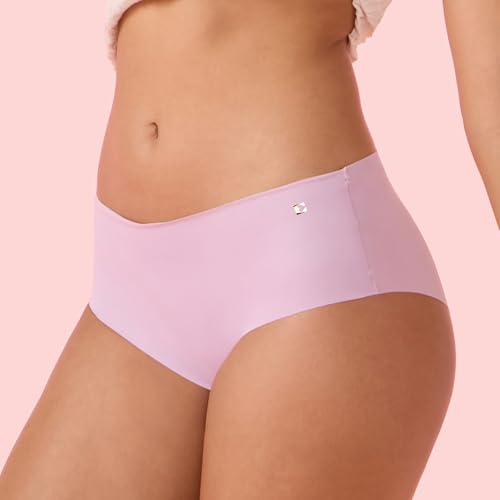Image of Enamor Innovations Invisi, All Day Comfort, Mid Waist Hipster Panty for Women - No Visible Panty Lines, Sweat Wicking, Free Cut, Full Coverage - PH40