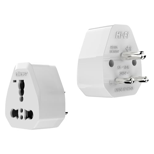 Image of elleys' Zico International 3 Pin Adapter (6A / 13mp.240 V) Pack of 1
