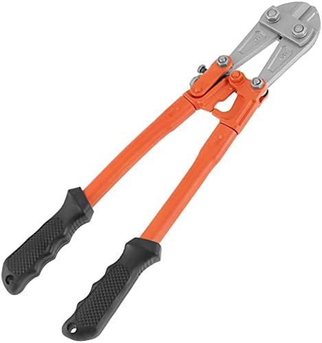 SHEUTSAN 14 Inch Bolt Cutter, Hardened Steel Blade and Ergonomic Rubber Handle, Bolt Lock Cutter Hand Tools for Easy Cutting Chains, Padlocks, Rebar, Wires