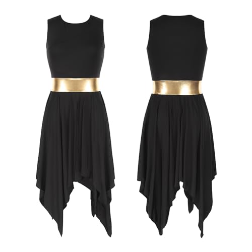 ZGXNYI Frauen Lyrical Dance Kostüme Damen Ballett Lyrical Dance Performance Kostüm Abschlussball Partykleid Gymnastik Tanzbekleidung Damen Latein...