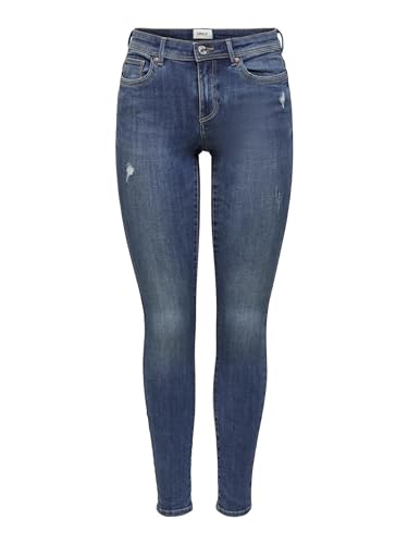 ONLY Female Skinny Jeans ONLWAUW Mittlere Taille Skinny Fit Jeans