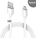 Extra Long 10 ft Replacement White USB Charging Data Sync Cable Lead for Amazon Kindle & Kobo Brande