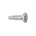 Tamper Screw, Flat, 10-16, 3/4 L, PK50