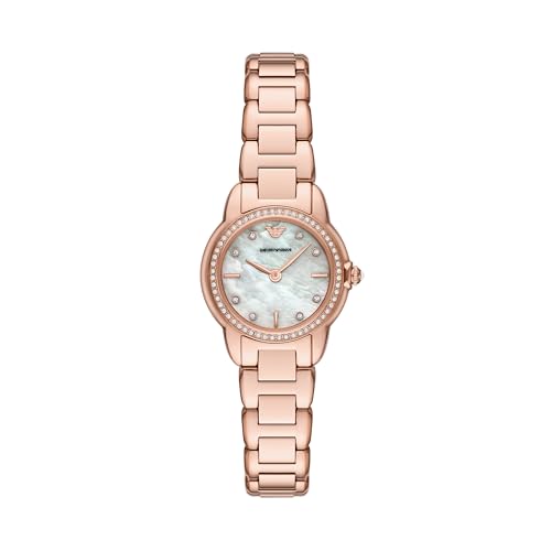 Image of Emporio Armani Pink Quartz Stainless Steel Watch AR11671