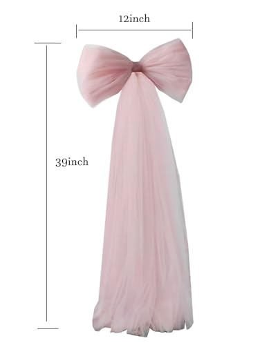 Mauuwy Quinceanera Dresses Removable Bow Wedding Dress Tulle Elegant Accessories Separate Double Knot Belt for Bride YBOW023