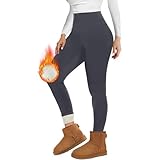 Missluck Thermo Leggings Damen Gefüttert Thermoleggings Verdickte Plüsch...