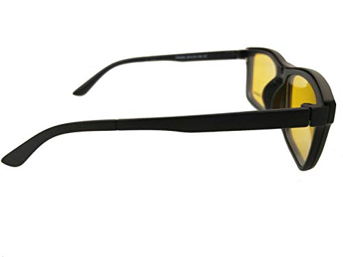 Image of Magnetic 5pcs Clip On Sunglasses Plastic Frame for Night Driving