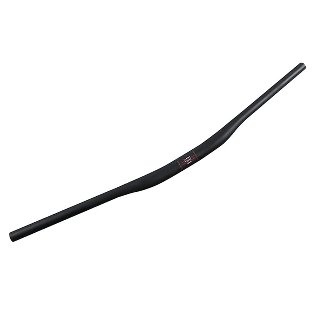 Guidon VTT Carbone 31.8mm VTT Guidon Plat 720/740/760/780/800/820mm Barres Extra Longues for La Conduite DH/XC/AM/FR (Size : 800mm)