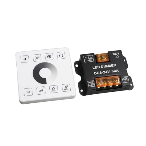 Dimmer panel táctil 86 monocromático 30A luz estroboscópica caja hierro 2