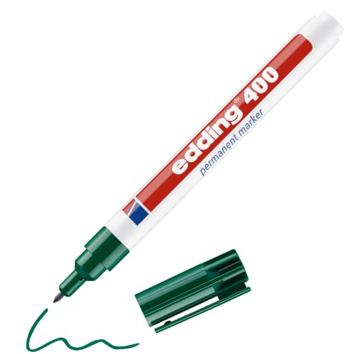 Edding 400 Permanent-Marker grün 1mm Rundspitze – Ansicht 1