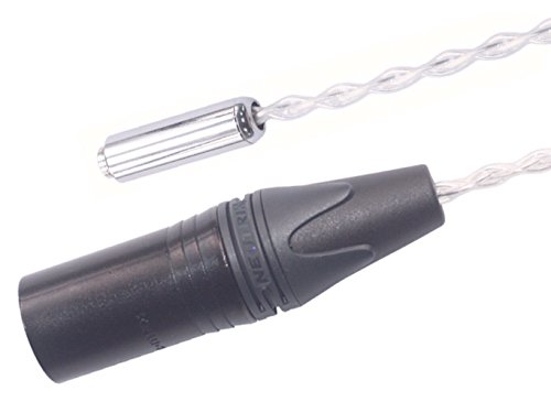 K4P-4T HiFi 4-pin XLR Balanced Male to 2.5mm Trrs Female Balanced Cable, Headphone Audio Adapter for Astell&Kern Layla, Rosie, Roxanne II, AK T8iE MKII, Angie II etc.