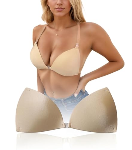 Image of Sticky Bra Push Up for Women, Strapless Invisible Adhesive Bra with Strap for Backless Dress