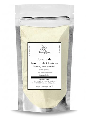 Poudre de Ginseng Coréen MasarySpice pour vos boissons vitalité