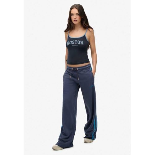 Superdry Para Mujer. W7011265A PantalóN Jogger Athletic Essentials Logo Straight Azul (Xl), Casual, AlgodóN - 5