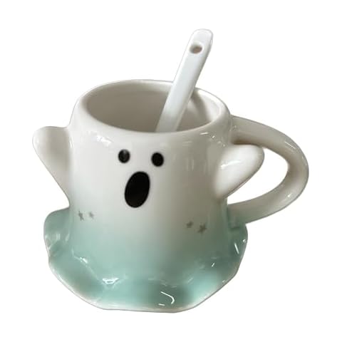 KKGUD 4.5oz Halloween Ghost Coffee Cup Cover