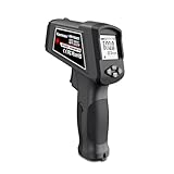 Dual Laser Digital Infrared Thermometer -50°C~600°C (-58°F~1112°F) Temperature Meter Non-Contact Industrial Pyrometer Tester IR Industrial High Temp Thermometer with LCD dispaly (KM-IT600ST)