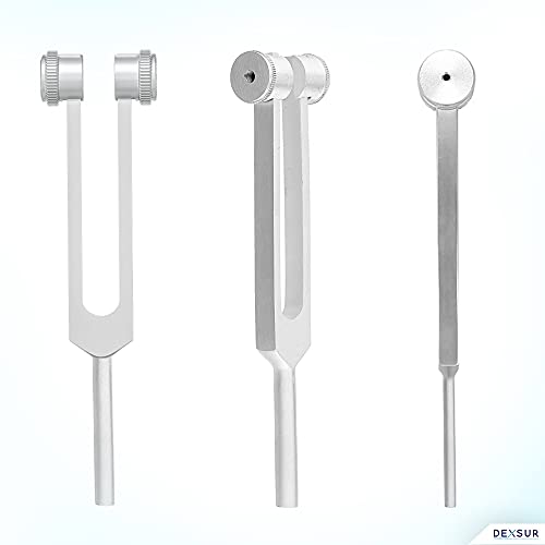 medical grade aluminum alloy sensory tuning fork activator for healing therapy non magnetic one each of c 128 tuning fork