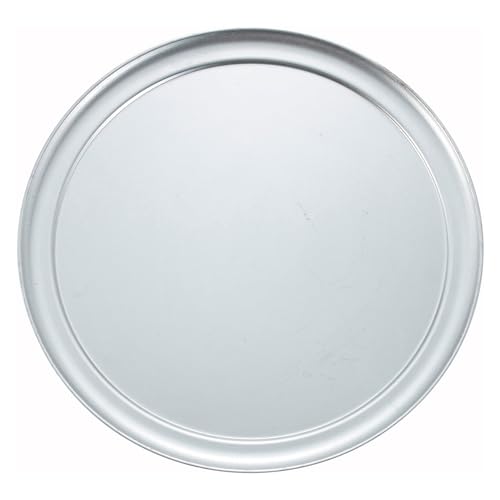 Winco 15' Aluminum Wide-Rim Pizza Pan
