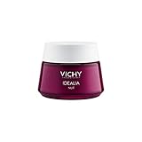 Vichy Idéalia Night Recovery Cream with Caffeine and Hyaluronic Acid for Uneven Skin Tone, 1.69 Fl. Oz.