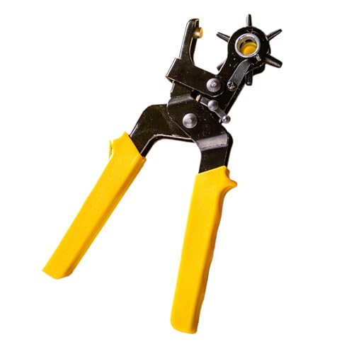 Perforateur pour ceinture cuir et projets de selliers avec pince robuste haute précision