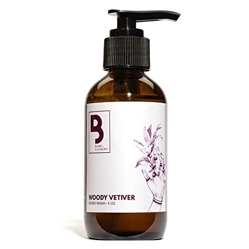 Babel Alchemy Beard Wash And Conditioner - Conditioning Wash For Softening, And Promoting Growth For Mens Beards And Mustaches (Woody Vetiver) #TOP19