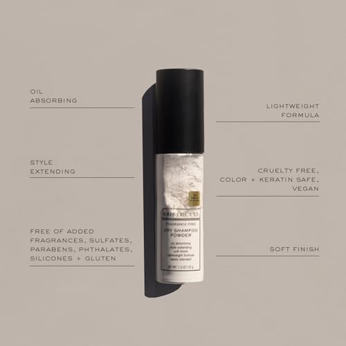 Kristin Ess Hair Dry Shampoo Non-Aerosol Powder for Oily Hair - Mattifying, Style Extending, Fragrance Free, Dry Shampoo for Men and Women, Easily Blended, Lightweight Formula, Vegan, 1.3 oz - Image 4